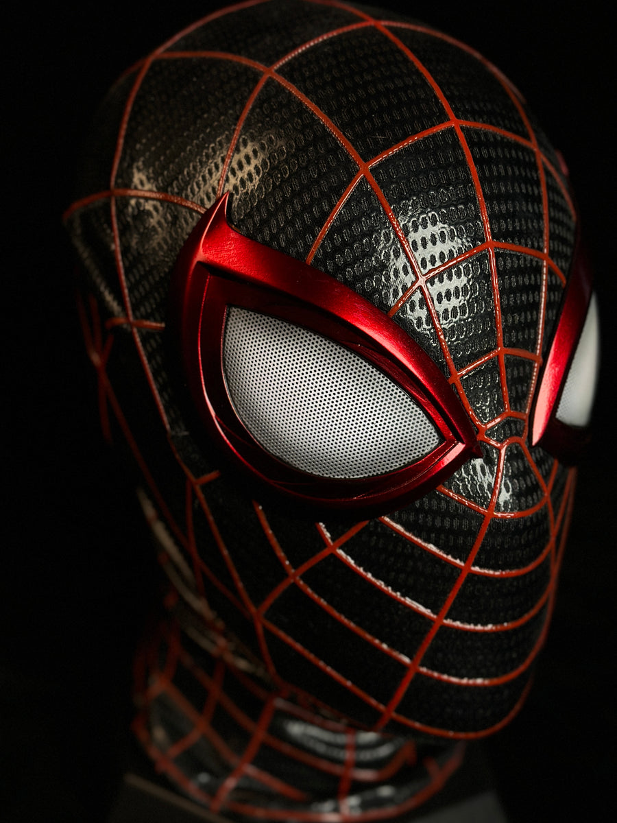 Ps5 Spidey Mask With Faceshell And Lenses Wearable Video Game Prop Rep 