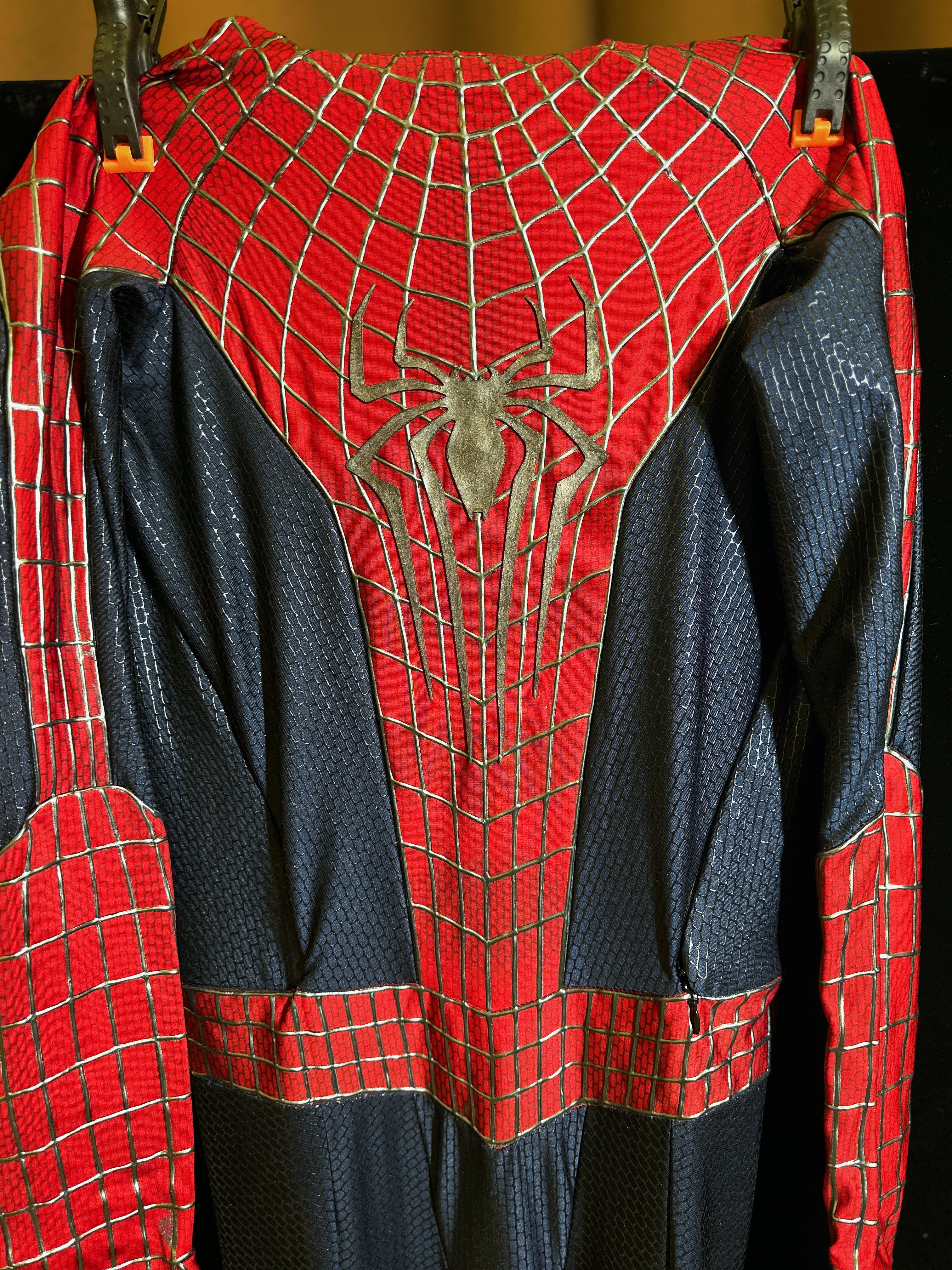 TASM 2 Suit (Andrew) with Face shell & 3D Rubber Web Movie Prop Replica(wearable)
