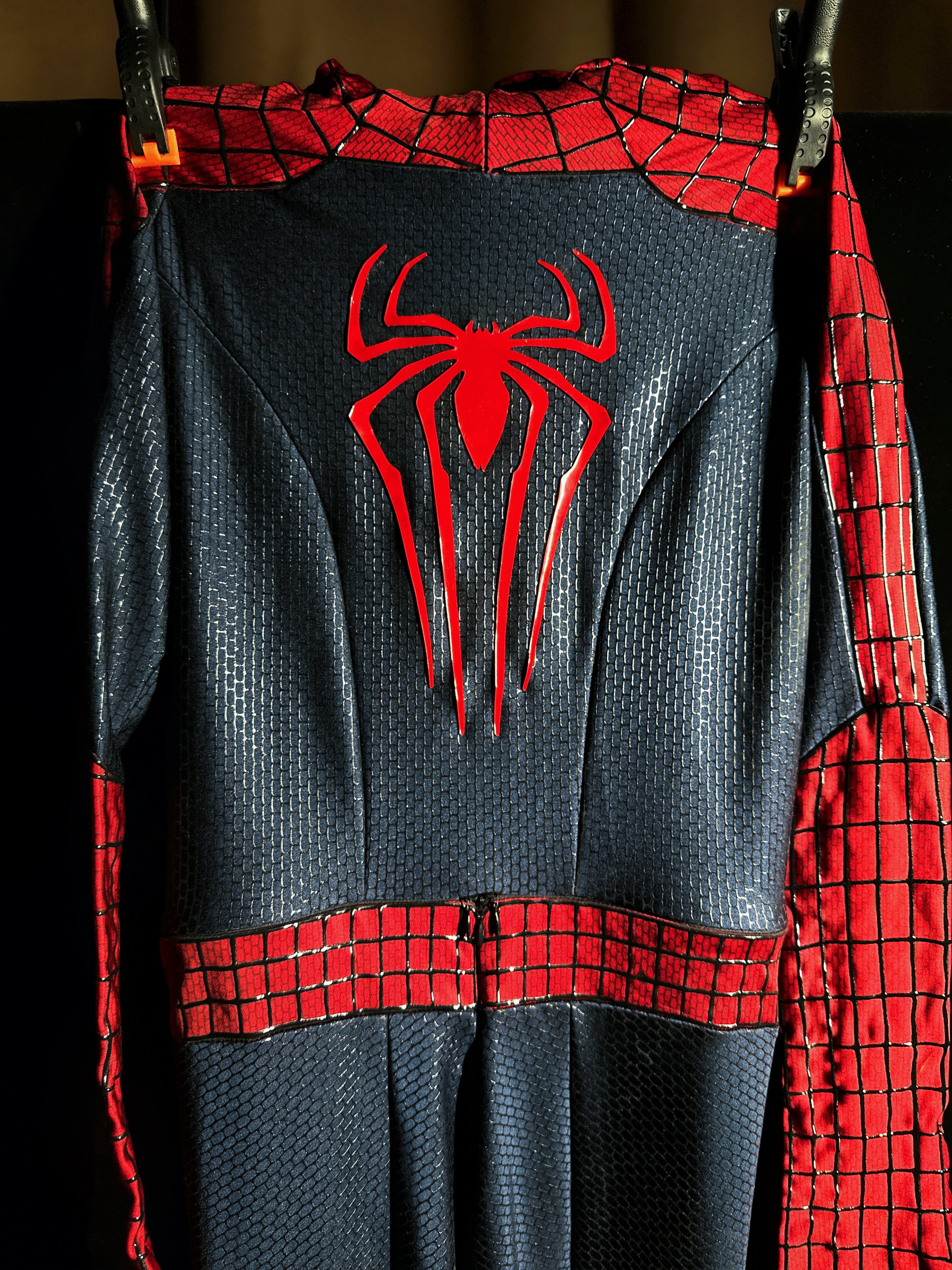 TASM 2 Suit (Andrew) with Face shell & 3D Rubber Web Movie Prop Replica(wearable)