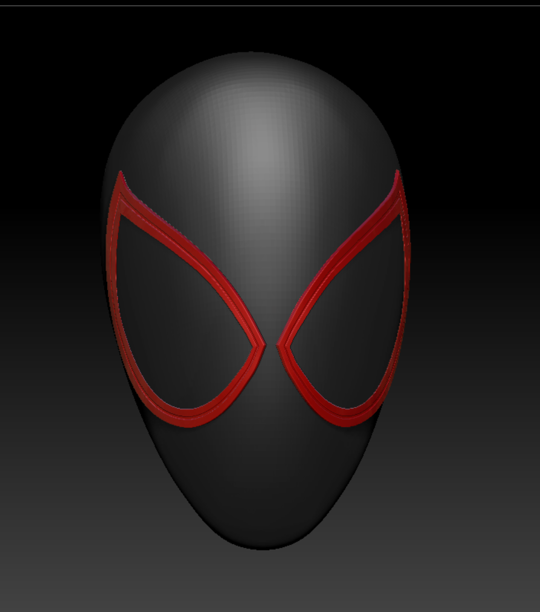 V2 Black-Red Mask With Face Shell (Big Lenses) – joyydesign