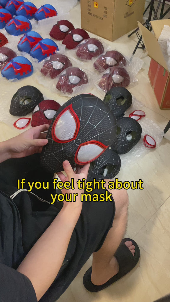 how to adjust the size of your mask