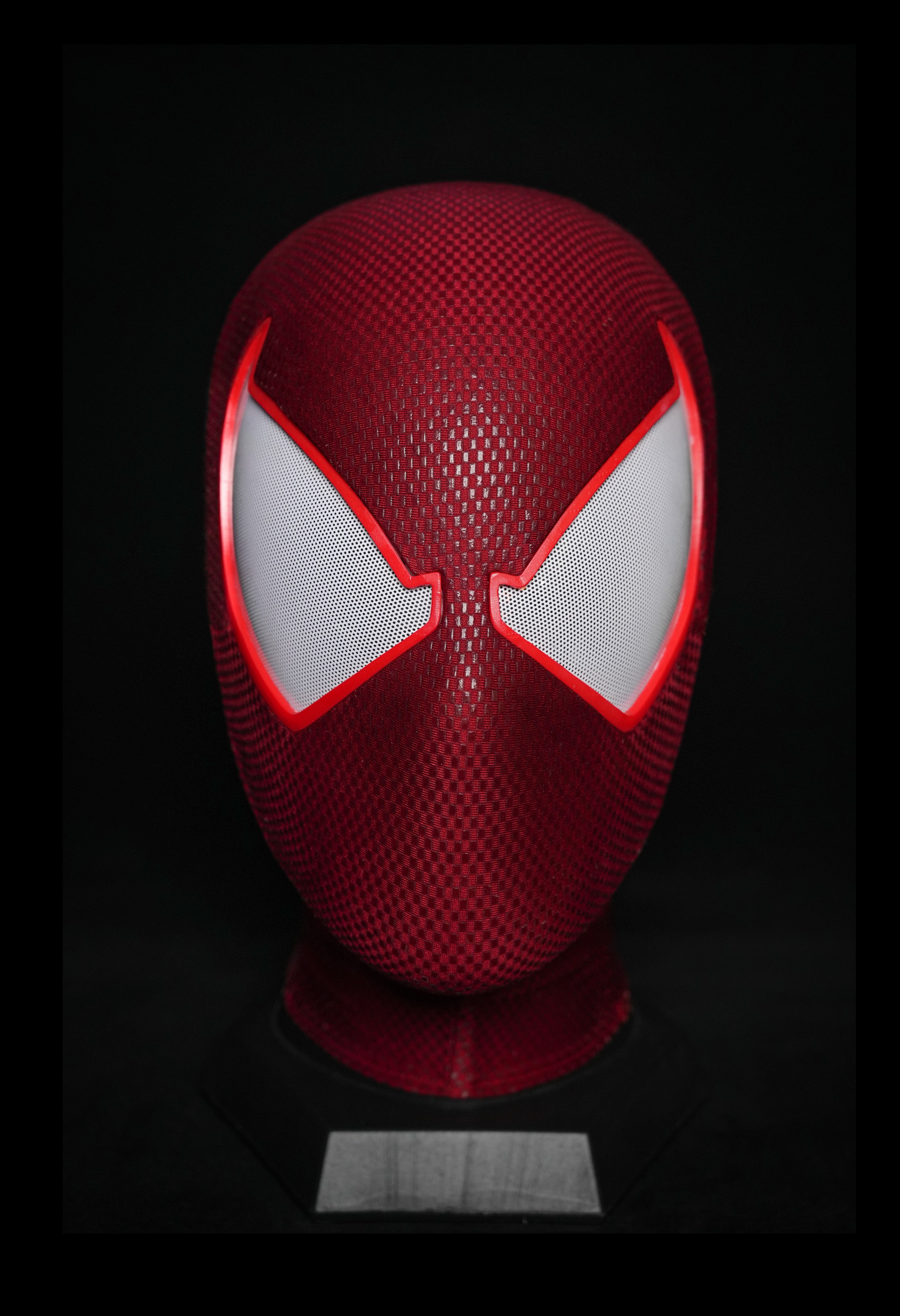 The SCARLET Spidey Mask with Face shell Wearable Movie Prop Replica
