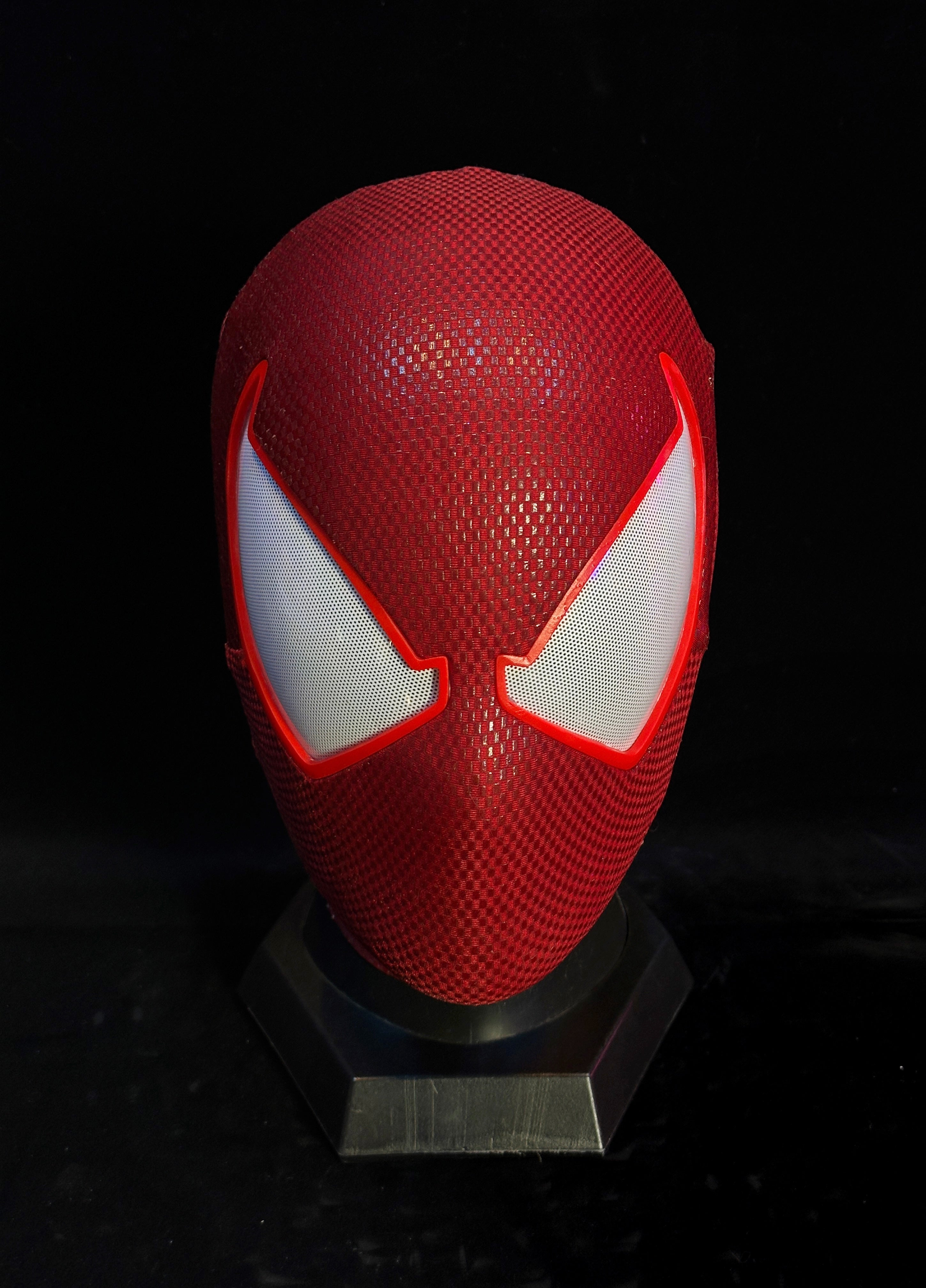 The SCARLET Spidey Mask with Face shell Wearable Movie Prop Replica ...