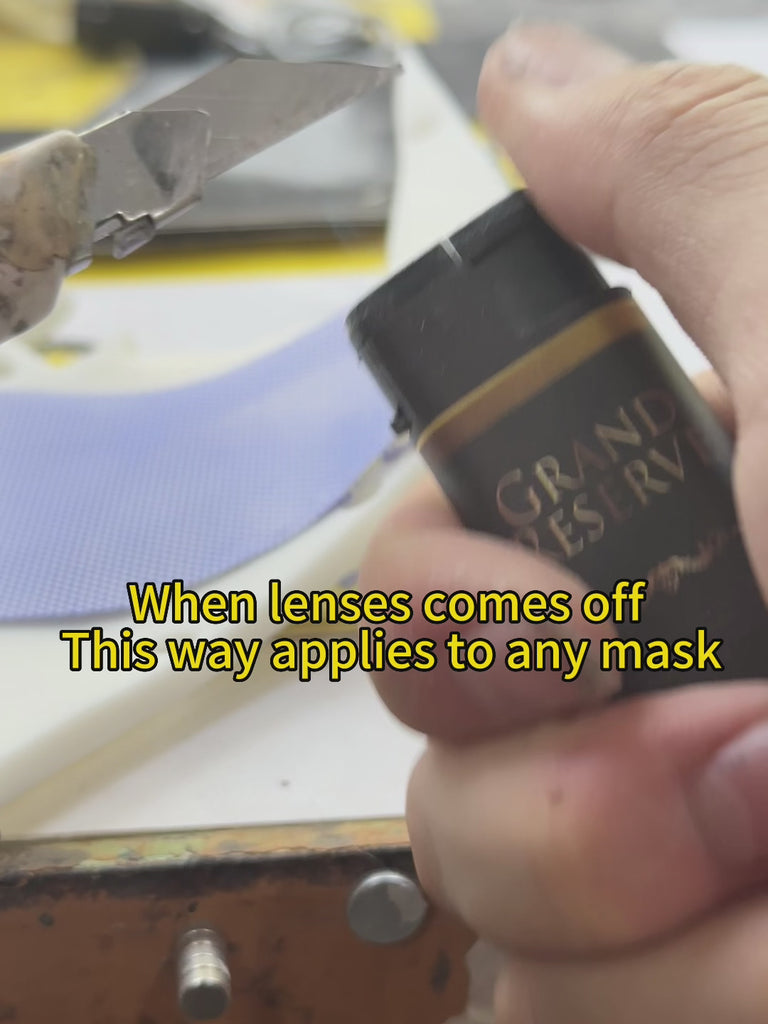 when the lenses comes off, this video will show you how to fix it